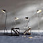 Teamson Home Floor Lamp - Minimalistic Design - Modern Lighting - White/Gold - 38 x 35.6 x 129.5 (cm)