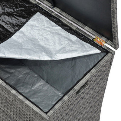 Teamson Home Outdoor Garden X-Large Storage Box Unit, 700L Storage ...