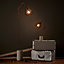 Teamson Home Rustica VN-L00046-UK Rustic/Concrete Table Lamp with Copper Finish