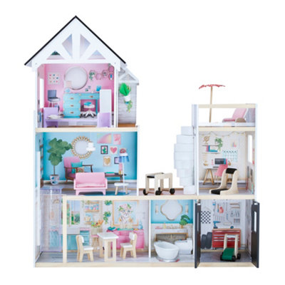 3 story deals dollhouse with elevator