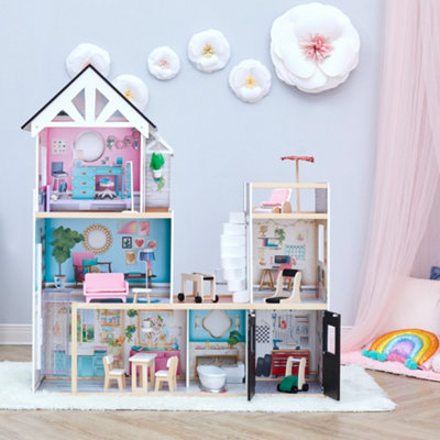 3 story deals dollhouse with elevator