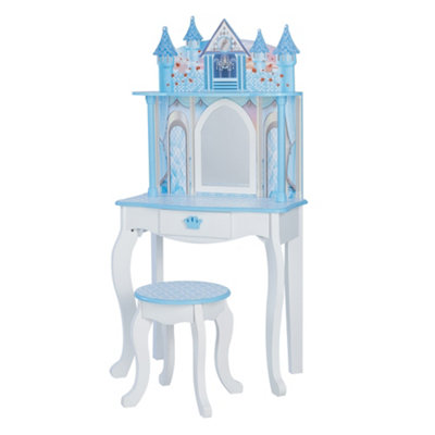 Teamson Kids Dreamland Castle 2-pc. Wooden Vanity Play Set, Blue/White