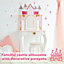Teamson Kids Dreamland Castle 2-pc. Wooden Vanity Play Set, Pink/White