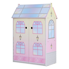 Teamson Kids Dreamland Glasshouse 12" Doll House, Multi-Color