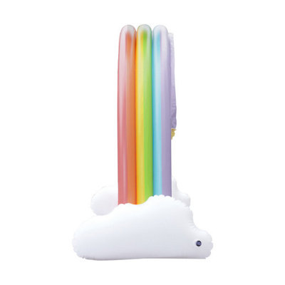 Teamson Kids Large Inflatable Rainbow Water Sprinkler, Water Play Fun ...