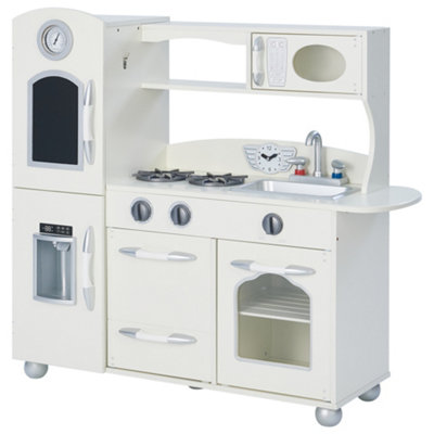 Teamson Kids Little Chef Westchester Retro Play Kitchen - Ivory