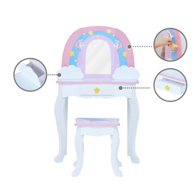 Kids unicorn cheap dressing table