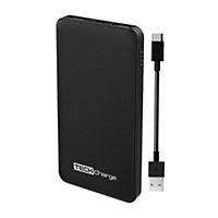Tech Charge 5000mAh Power Bank - Fast Charging Dual Port Battery Charger