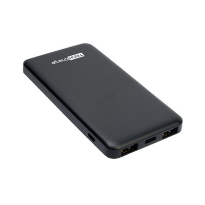 Tech Charge 5000mAh Power Bank - Fast Charging Dual Port Battery Charger - 3