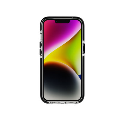 Tech21 EvoCrystal Kick w/MagSafe for iPhone 14 Clr/Blk