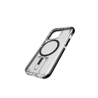Tech21 EvoCrystal Kick w/MagSafe for iPhone 14 Pro Clr/Blk - 3