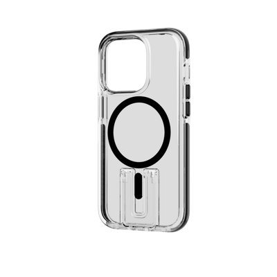 Tech21 EvoCrystal Kick w/MagSafe for iPhone 14 Pro Clr/Blk - 5