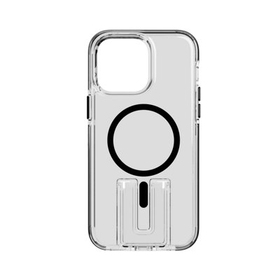 Tech21 EvoCrystal Kick w/MagSafe for iPhone 14ProMax Clr/Blk