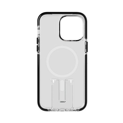 Tech21 EvoCrystal Kick w/MagSafe for iPhone 14ProMax Clr/Blk