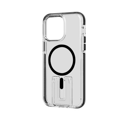 Tech21 EvoCrystal Kick w/MagSafe for iPhone 14ProMax Clr/Blk - 5