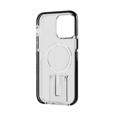Tech21 EvoCrystal Kick w/MagSafe for iPhone 14ProMax Clr/Blk - 6