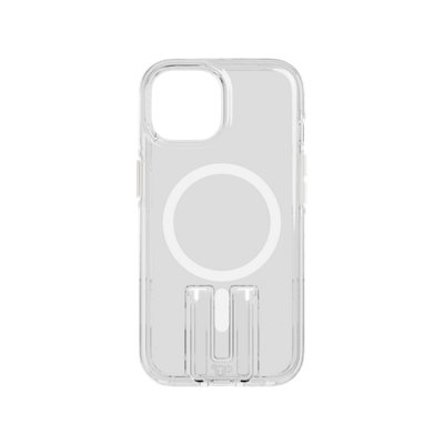 Tech21 EvoCrystal Kick w/MagSafe for iPhone 15 White