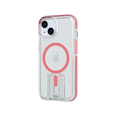 Tech21 EvoCrystal Kick w/MagSafe foriPhone 15 Coral - 5