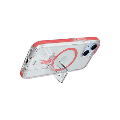 Tech21 EvoCrystal Kick w/MagSafe foriPhone 15 Coral - 6