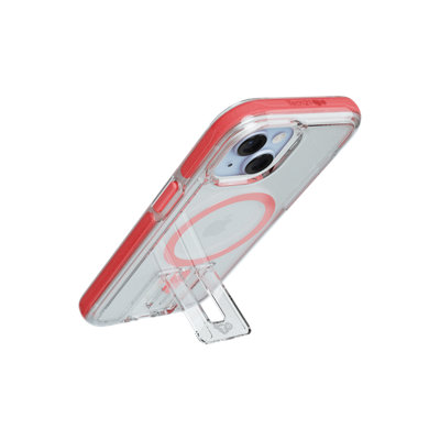 Tech21 EvoCrystal Kick w/MagSafe foriPhone 15 Coral - 7