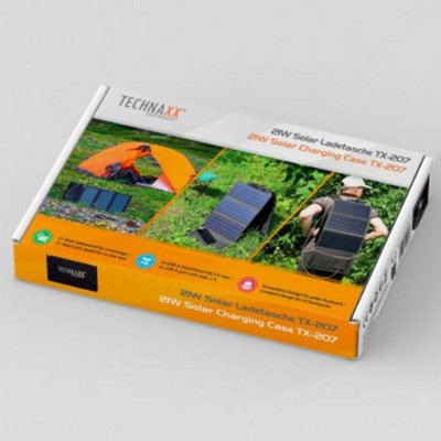 Technaxx 21W Solar Charging Case TX-207