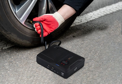Technaxx Jump Starter with Compressor TX-219