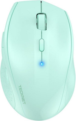 TECKNET Mouse: BT, 4800 DPI, 6 levels, 24mo battery. Ergonomic for ...