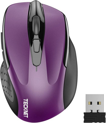 TECKNET PRO Mouse: 2.4G USB, 2600 DPI, 5 levels. 24-month battery. For ...