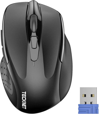 TECKNET Pro Mouse: 4000 DPI, 6 levels, 2.4G. 30mo battery, 36mo ...