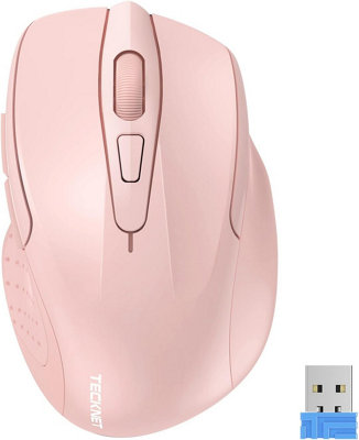 TECKNET Pro Mouse: 4000 DPI, 6 levels. 30mo battery, 36mo warranty. 2.4G for laptop/PC.