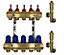 Tecra 8 Circuits Brass Floor Heating Manifold Plane Heating Manifold Complete Set