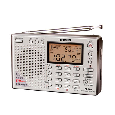 Tecsun PL-380 PLL DSP World Band Radio Receiver