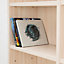 tectake Bookshelf Christel 9 tiers - bookcase shelving unit - beech