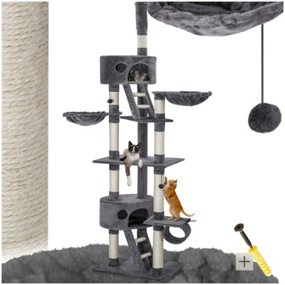 tectake Cat tree scratching post Hansi cat scratching post cat tower