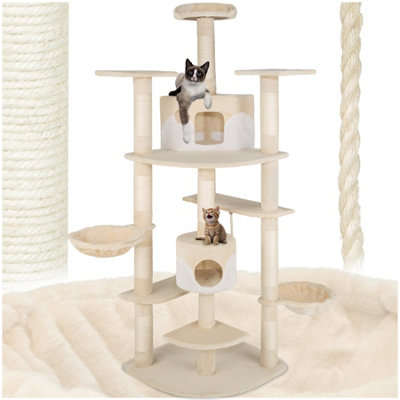 tectake Cat tree scratching post Nelly - cat scratching post cat tower ...