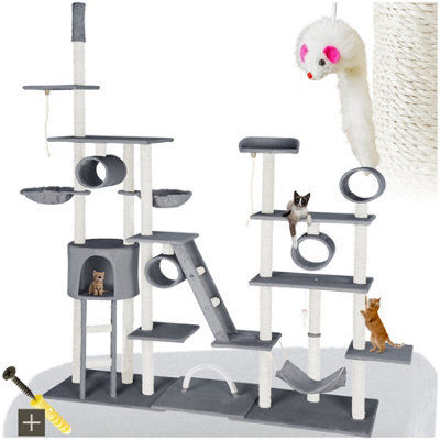 tectake Cat tree scratching post Snooky cat scratching post cat tower