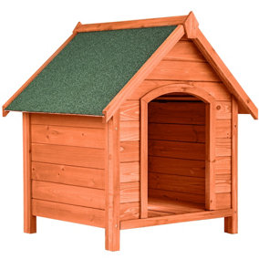 tectake Dog kennel Bailey - dog house kennel - brown