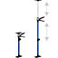 tectake Door Frame Struts - Set of 2 - build prop support prop - blue