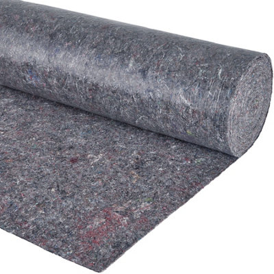 tectake Dust sheet 50 m² - carpet protector floor protector sheet - 220g/m² - 3