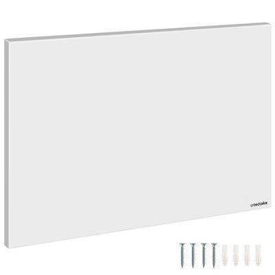 tectake Electric Radiator Incl. wall mount and stand - Infrared heater ...