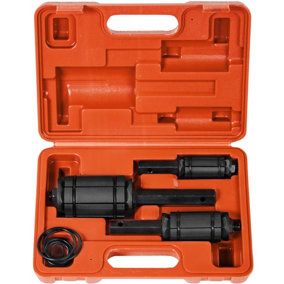 tectake Exhaust pipe expander diameter 30-83mm - pipe expander tube expander - red