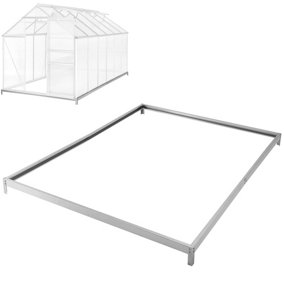 tectake Foundation for greenhouse - greenhouse base greenhouse foundation - 375 x 190 x 12 cm