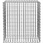 tectake Gabion wall baskets - mesh size 5x10cm - gabion garden gabion - 100 x 30 x 80 cm