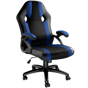tectake Gaming chair Goodman - gaming chair cheap gaming chairs - black/blue