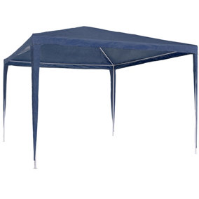 tectake Gazebo Klara 3x3m with UV Protection - Pavilion garden tent - blue