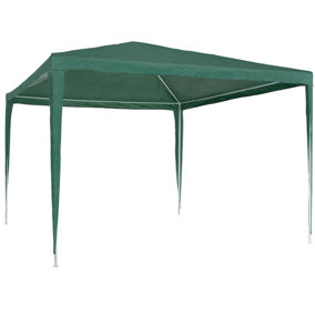 tectake Gazebo Klara 3x3m with UV Protection - Pavilion garden tent - green