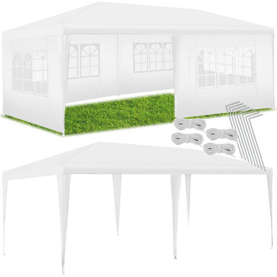 tectake Gazebo Vivara 6x3m with 5 side panels - gazebo with sides ...