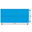tectake Insulating Swimming Pool Cover - Rectangular - 220 x 450 cm