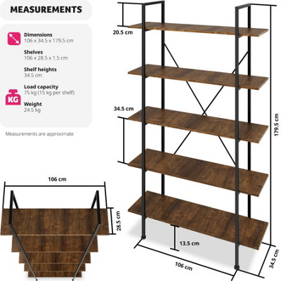 Glasgow deals horizontal bookcase