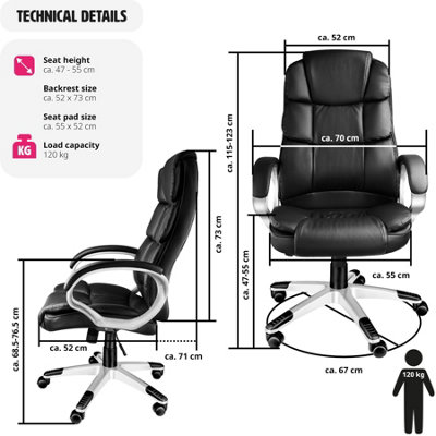 TecTake Office Computer Chair Mat Desk Floor Protector Underlay